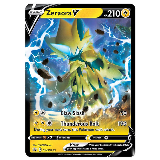 Pokemon - Sword & Shield - SWSH Black Star Promos - Zeraora V - SWSH263