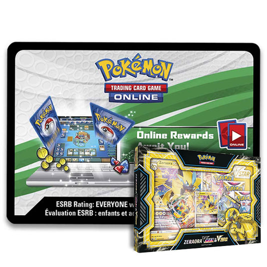 Pokemon - Zeraora VMAX & VSTAR Battle Box - Online Code Card Pokemon - Zeraora VMAX & VSTAR Battle Box - Online Code Card