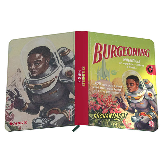 Ultimate Guard - Zipfolio XenoSkin 360 - 18-Pocket - Magic The Gathering - Edge of Eternities - Burgeoning