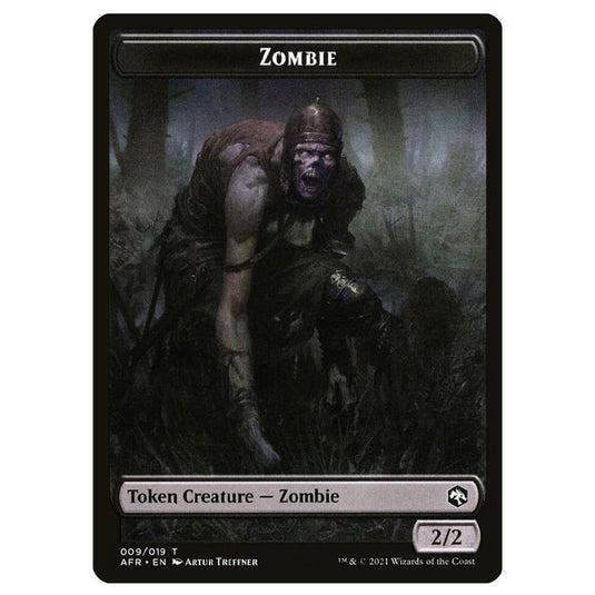 Magic The Gathering - Adventures in the Forgotten Realms - Tokens - Zombie - 9/22